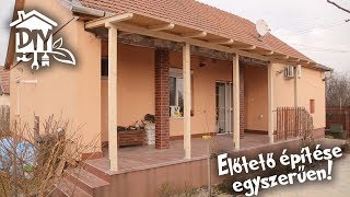 Előtető építése egyszerűen  Green Cottage DIY [upl. by Ennairod890]