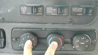 How to reset your AC in your freightliner [upl. by Ynnhoj]