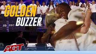 Northwell Health Nurse Choir Gets the GOLDEN BUZZER with their EMOTIONAL Performance [upl. by Waddington]