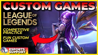 League Of Legends Lobby Guide How To Setup A Custom Match [upl. by Hayyikaz797]