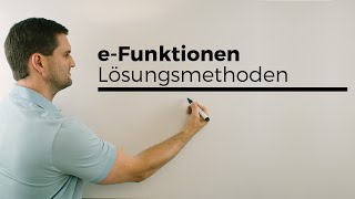 Exponentialgleichung lösen eFunktion Logarithmieren  Mathe by Daniel Jung [upl. by Buffum]