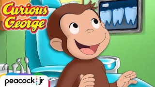 Brushing Teeth amp Busting Bacteria  CURIOUS GEORGE [upl. by Nnylahs]