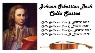 Johann Sebastian Bach  Cello suites in 432 Hz great for reading or studying [upl. by Kimbra]