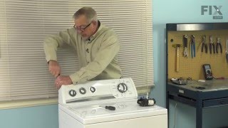 Whirlpool Washer Repair – How to replace the Timer [upl. by Maggee268]