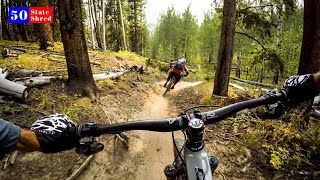 The PERFECT mountain bike trail 🇺🇸 50 STATE SHRED COLORADO [upl. by Lagasse408]