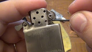 Most Common Problem With REALLY Old Zippo Lighters amp How To Fix It [upl. by Mitzi301]