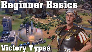 Victory Types  Civilization VI Beginner Basics [upl. by Cavallaro]