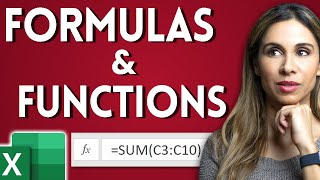 Excel Formulas and Functions You NEED to KNOW [upl. by Nobe]