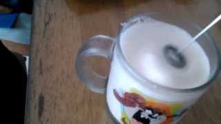 Aerolatte Review Frothing Cold Milk In Under 1 Minute [upl. by Yarak431]